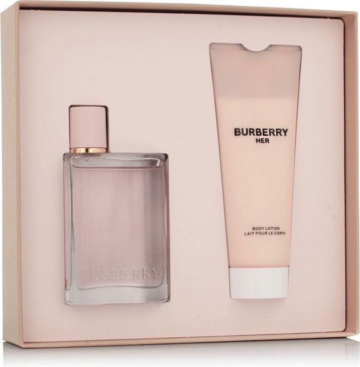 Actual product image Burberry Her Spring Edition - EDP 50 ml + Body Lotion 75 ml (Eau de parfum, 125 ml)
