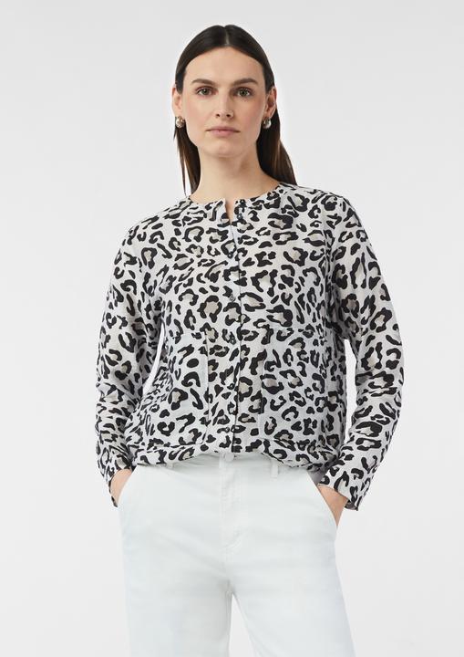 Produktbild Comma Bluse Strukturierte Bluse mit aufgesetzten Taschen (36)