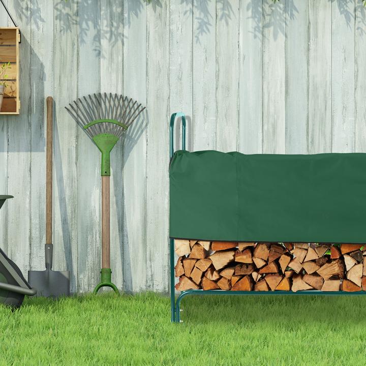 Actual product image Relaxdays Firewood rack (250 x 30 x 122 cm)