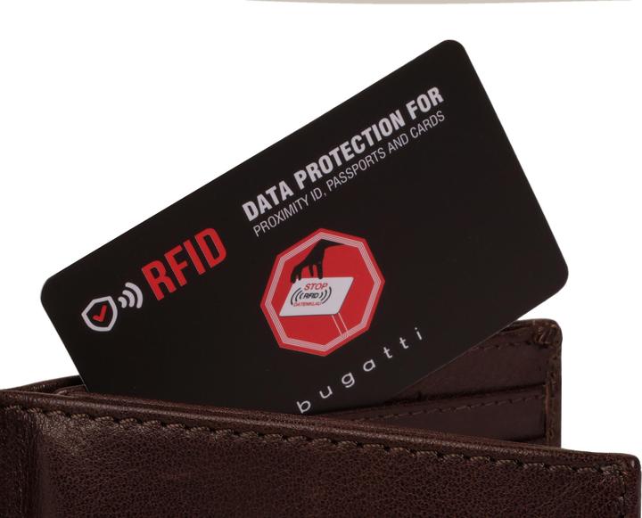 Actual product image Bugatti Neaples Geldbörse Leder 11 cm Geldscheinklammer