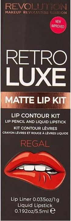 Immagine prodotto Makeup Revolution Kit per labbra opache Retro Luxe (Scaffalature)