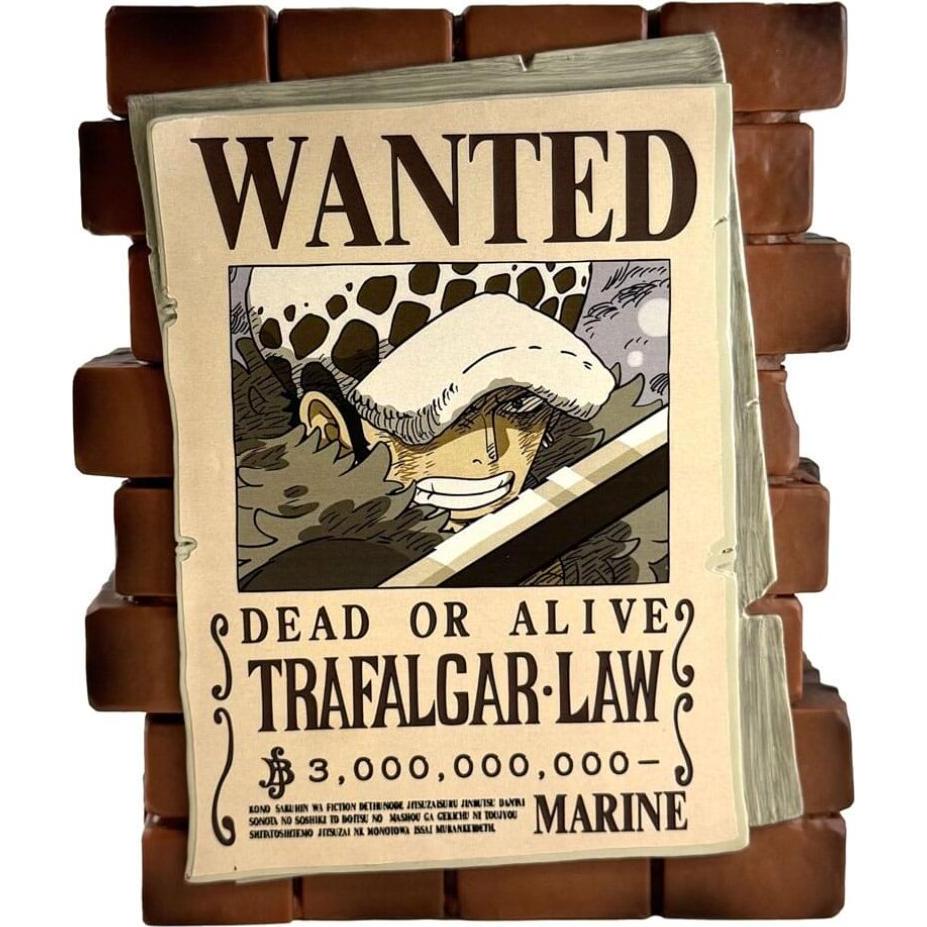 GED, Salvadanaio, Salvadanaio (Money Bank) One Piece Poster Wanted Law 16cm