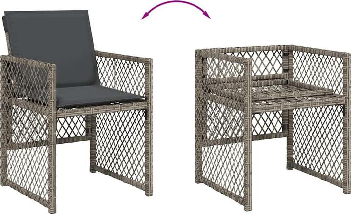 Actual product image vidaXL Garden dining set (275 cm)