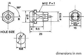 Image du produit Velleman Interrupteur à clé 1P Off-On (Spst)