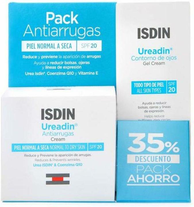 Actual product image Isdin Ureadin Antiarrugas Piel Normal Spf20 50ml Set 2 Pieces (Eye Care Cream, Day, 50 ml)