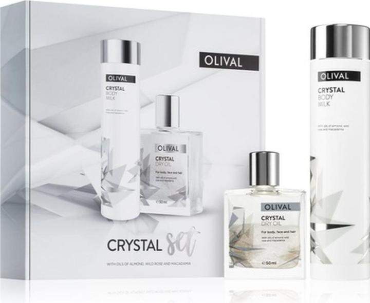 Immagine prodotto Olival Set regalo di cristallo - ricco di nutrienti e idratante (Set per la cura del viso)