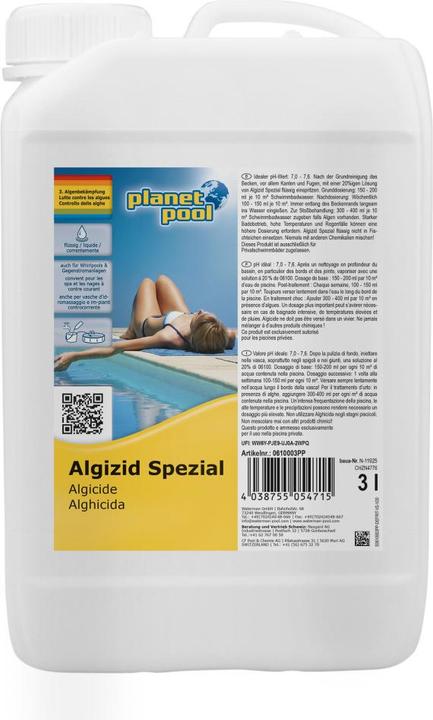 Produktbild Planet Pool Algizid Spezial (3000 g, 3000 ml)