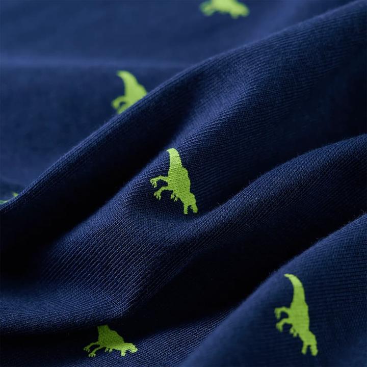 Immagine prodotto vidaXL Camicia da bambino blu navy 116,Materiale: 100 % cotone,Colore (116)