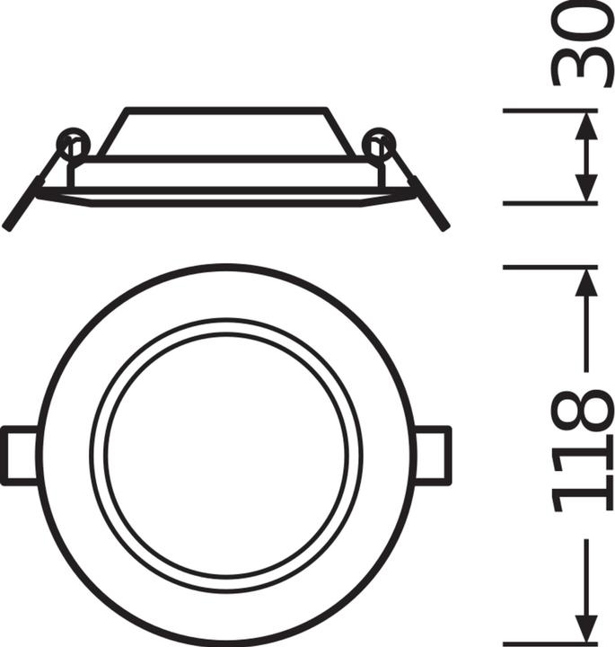 Produktbild Ledvance Downlight Slim Round (420 lm)