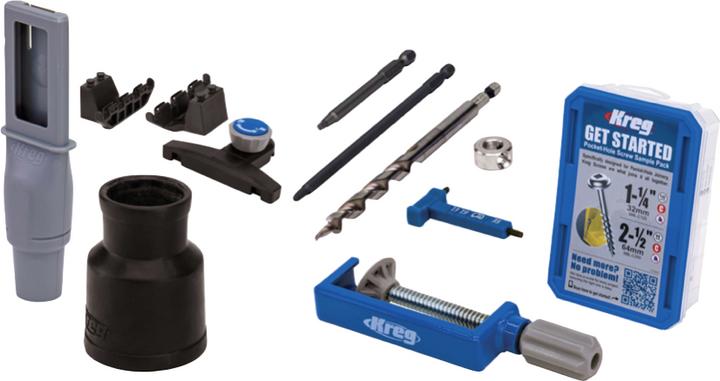 Image du produit Kreg Perceuse de trous de poche 720 PRO ( KPHJ720PRO ) + Perceuse de goujons + Base