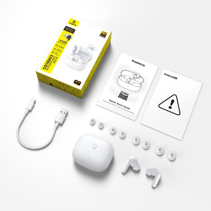 Actual product image Baseus Bass BP1 Pro InEar TWS Earbuds Wh (ANC, 55 h, Wireless)