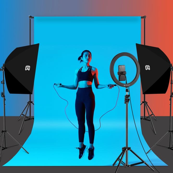 Image du produit Puluz Softbox lumière continue avec trépied (Boîte à lumière)