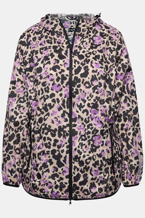 Actual product image Ulla Popken Leopard Print Rain Jacket (46, 48)