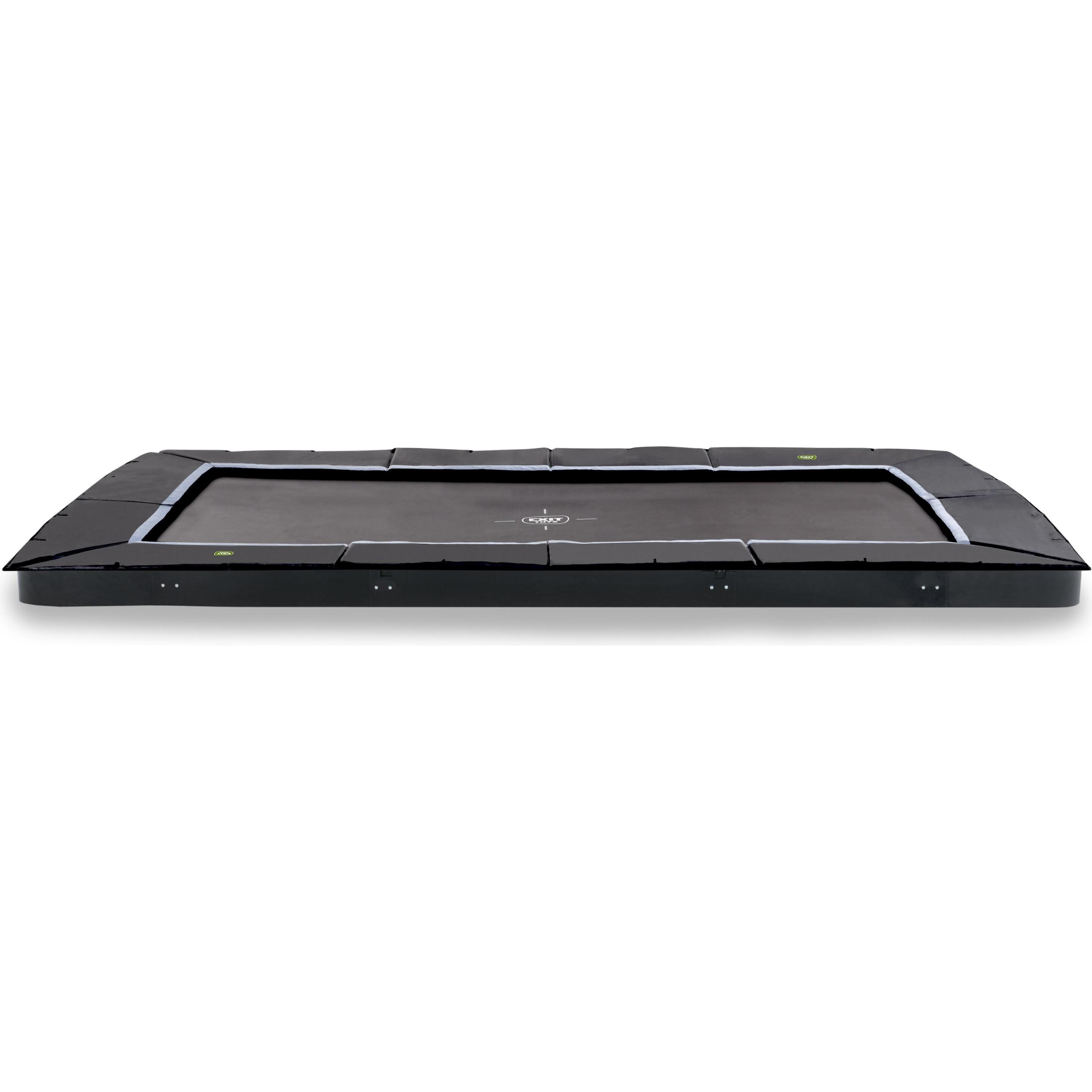 Exit Dynamic ebenerdiges sports Trampolin 275x458cm - schwarz