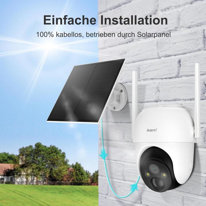 Produktbild Arenti GO2T+SP2-EU WLAN IP Überwachungskamera 2304 x 1296 Pixel (2304 x 1296 Pixels)