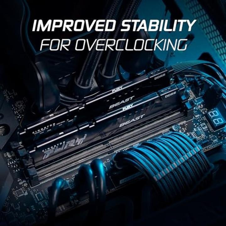 Image du produit Kingston 8GB DDR5 6000MT/S CL30 DIMM (1 x 8GB, 6000 MHz, RAM DDR5, DIMM)