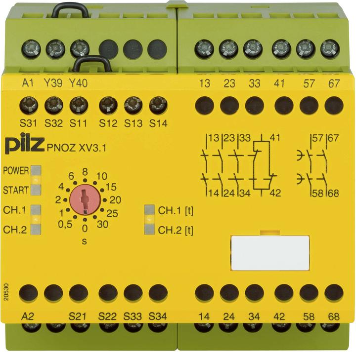 Produktbild Pilz 774530 PNOZ XV3.1 30/24VDC 3n/o 1n/c 2n/o t
