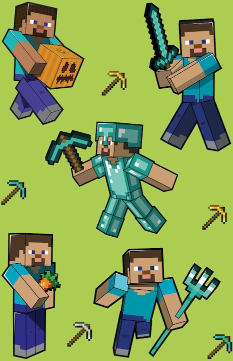 Actual product image Minecraft Sticker and colouring fun