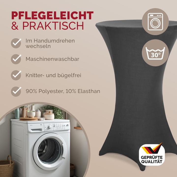 Produktbild Detex 5x Stehischhussen (Ø 60 cm)