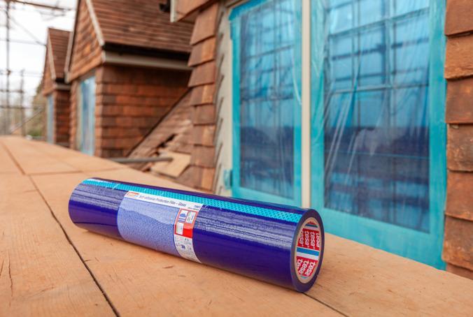 Produktbild tesa Selbstklebende Schutzfolie 1x Rolle 100 m x 75 cm (100 m, 750 mm)