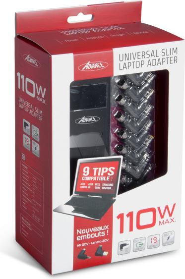 Actual product image Exertis Connect Universal Notebook Power Supply 90 W (110 W)
