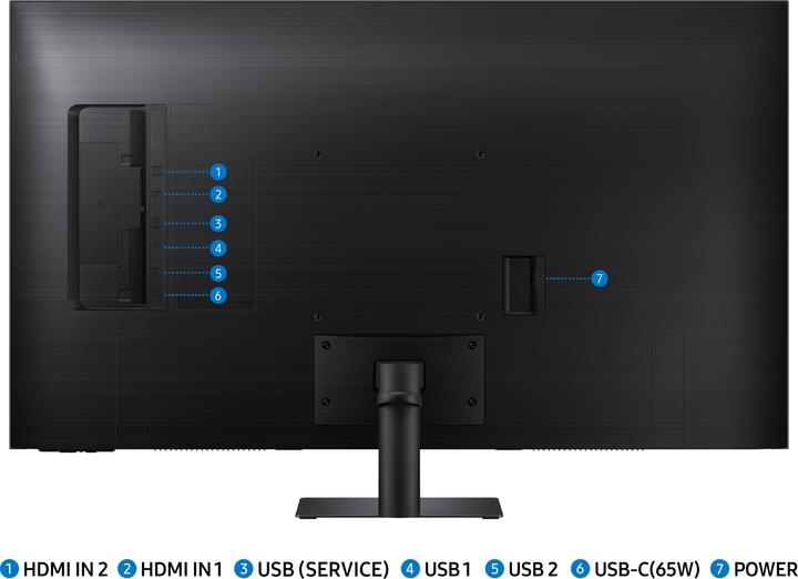 Productafbeelding Samsung MONITOR M7 - DM700 43 INCH UHD 4K 3840X2160 4MS 5000:1 HDM (3840 x 2160 Pixels, 43")
