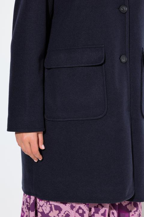 Immagine prodotto Ulla Popken Cappotto con effetto lana, collo con risvolti e tasche grandi