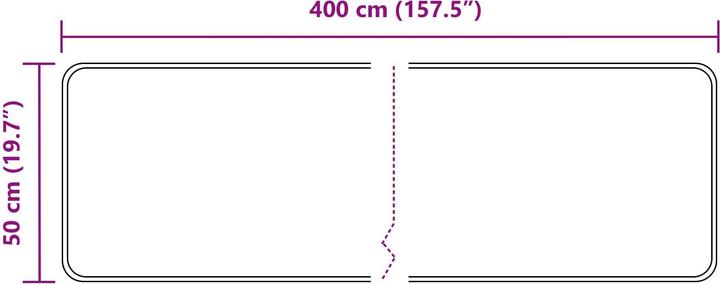 Produktbild vidaXL Läufer Teppich
