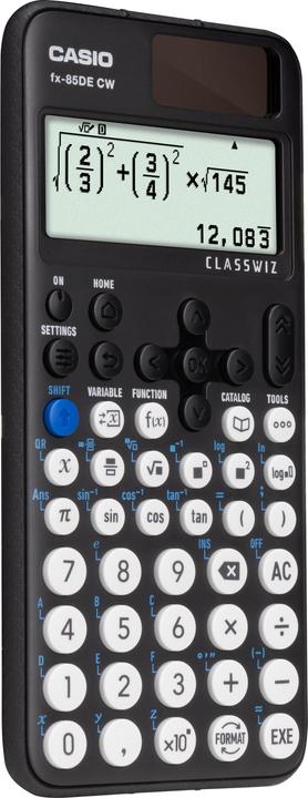 Actual product image Casio FX-85DE CW (Batteries, Solar cells)
