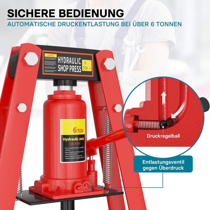 Produktbild Wiltec 6T A-Rahmen Werkstattpresse