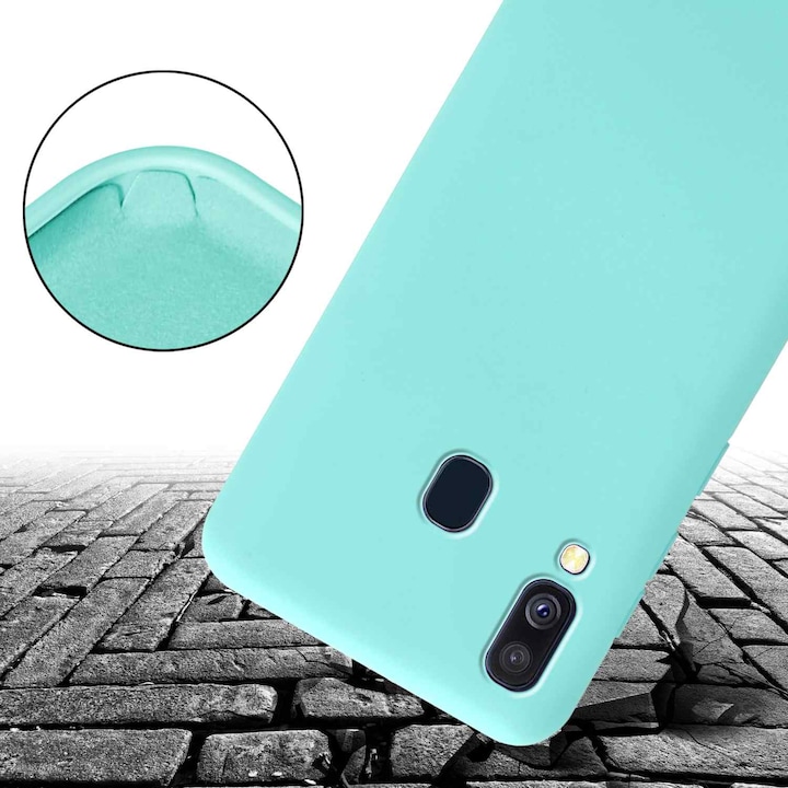 Actual product image Cadorabo TPU Cover Mobile Phone Chain Liquid (Samsung Galaxy A40)