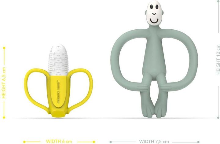 Produktbild Matchstick Monkey Geschenkset Beissringe Banane & Affe