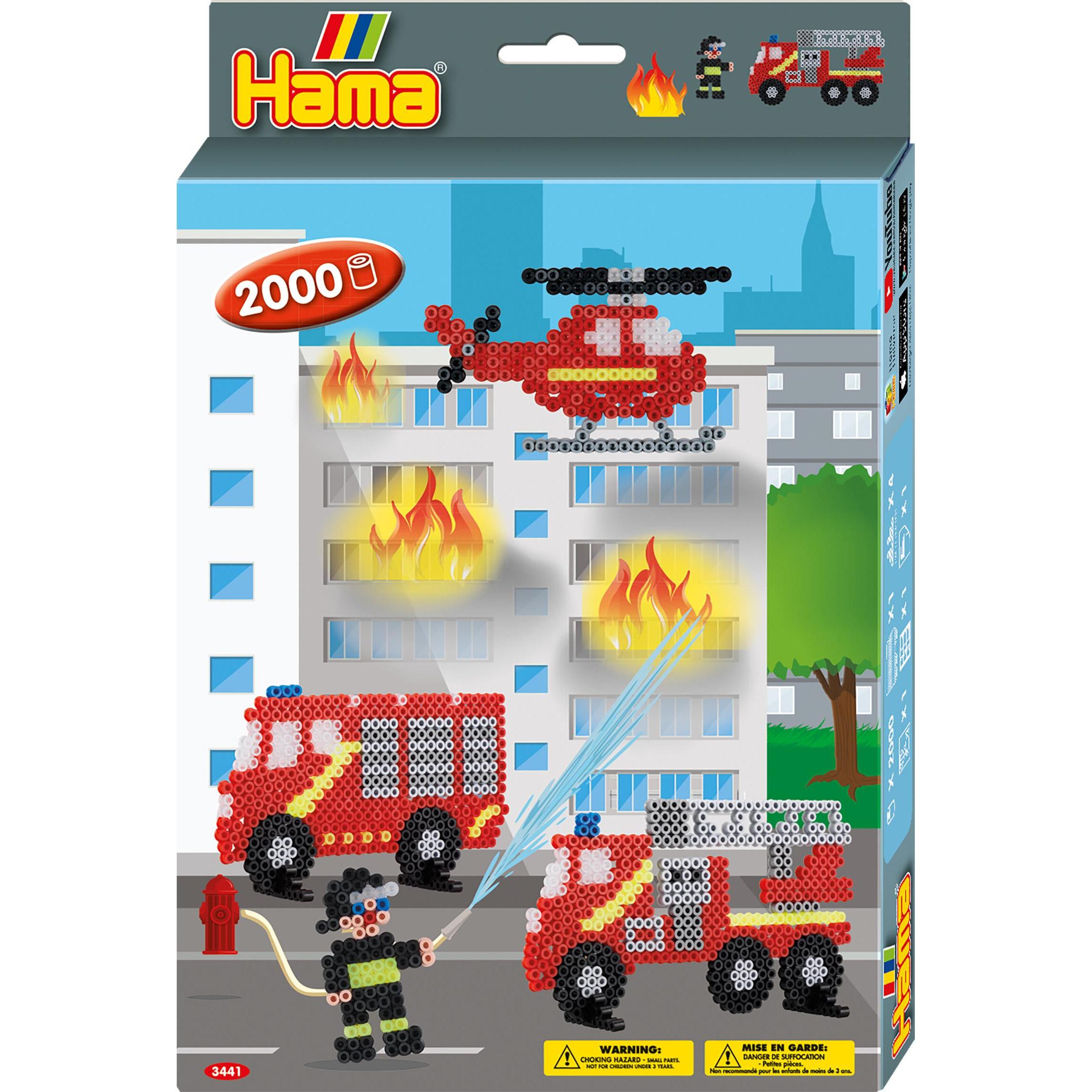 Thumbnail - Hama Perlen Bügelperlen Feuerwehr