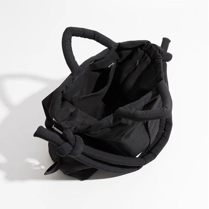 Produktbild Only-Bags.Store Lässige Nylon gepolsterte Tragetasche Designer weiche Puffer Schulter Crossbody Taschen Einfache
