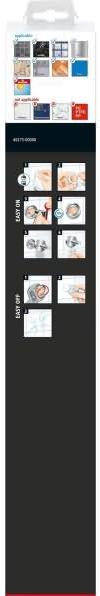 Produktbild tesa LOXX Handtuchhalter zweiarmig inkl. Klebelösung ohne Bohren
