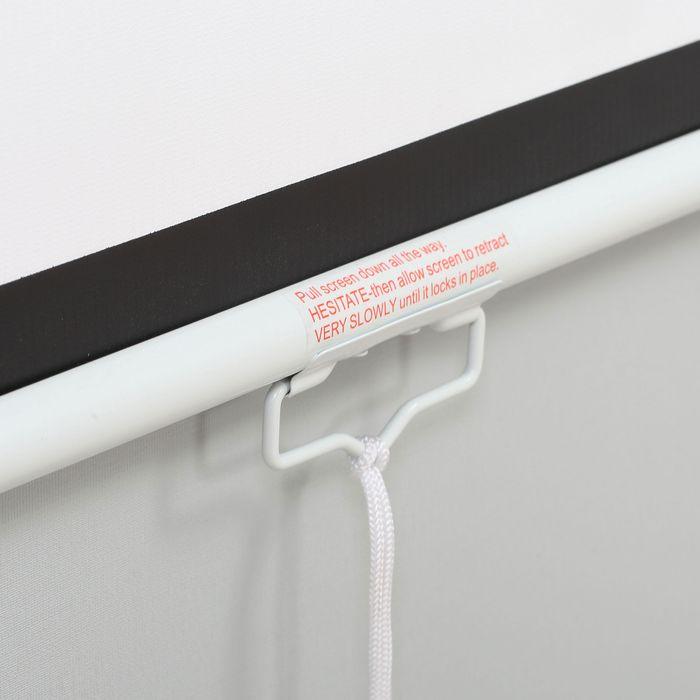 Produktbild Swisshandel24 Beamer Leinwand 203 x 152 cm 100 Zoll 4:3/ 16:9 Projektionsleinwand Manuell für Heimkino (96.85", 16:9, 4:3)