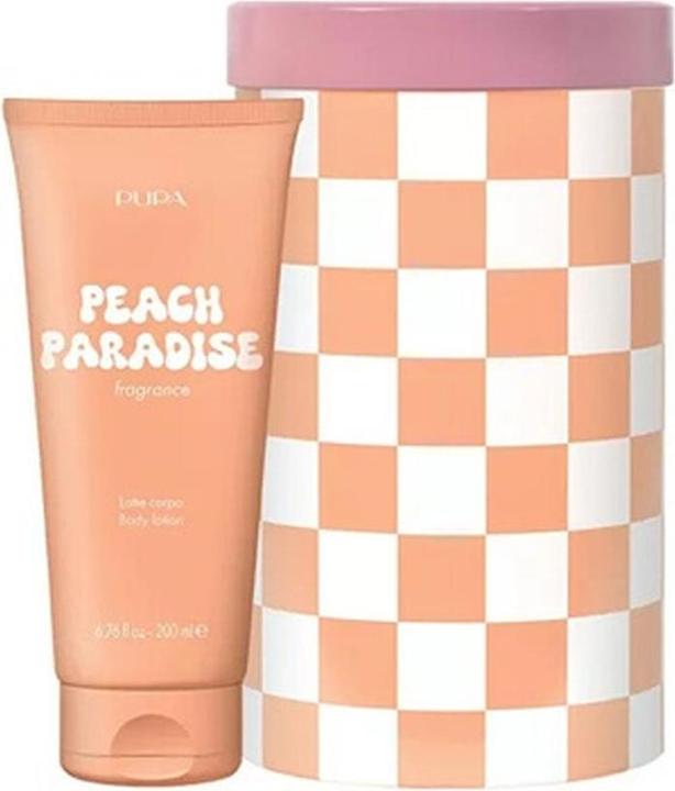 Pupa Milano Lait corporel Peach Paradise Happy Box 200 Ml (Lotion pour le corps, 200 ml)