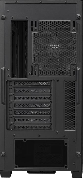 Actual product image Cougar Uniface Black| PC Case | Mid Tower / Mesh Front Panel / 2 x ARGB Fans / TG Left Panel (ATX, Mini-ITX, SSI CEB)