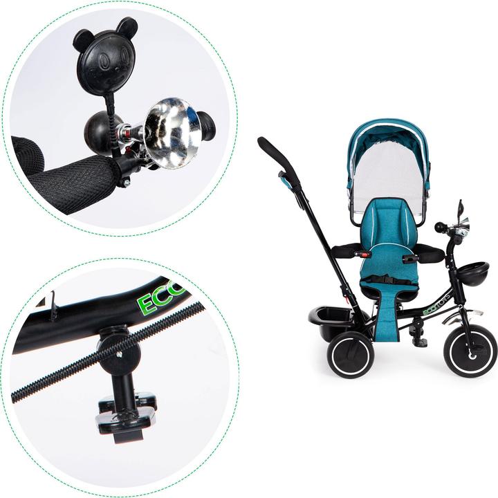 Actual product image EcoToys Tricycle, swivel seat, blue
