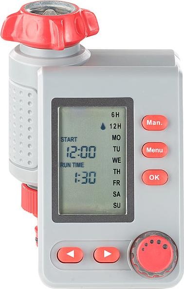 Produktbild Royal Gardineer Digitalter Bewässerungscomputer mit Regen & Boden-Feuchtigkeitsmesser (Bewässerungscomputer)