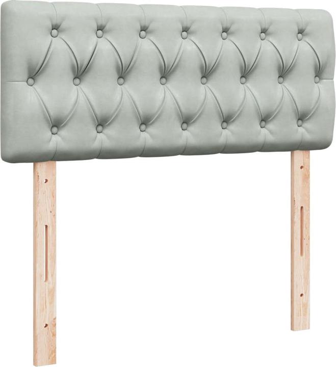 Produktbild vidaXL Bo x springbett mit Matratze 120 x 200 cm Samt (120 x 200 cm)