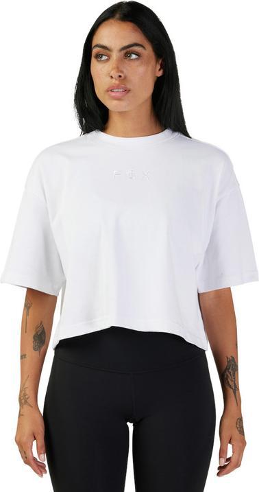 Image du produit Fox Tee 23 Wordmark Os Crop Wht L (L)