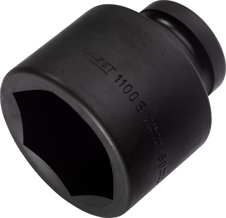 Actual product image HAZET Impact socket ∙ hexagon 1100S-60 ∙ Square, hollow 25 mm (1 inch) ∙ Outside hexagon profile ∙ … (60 mm)