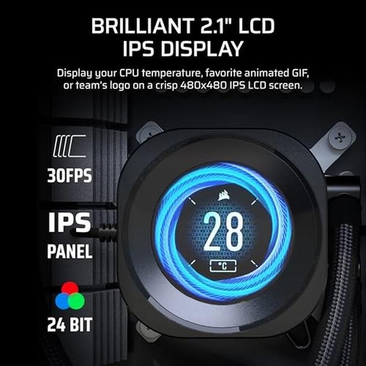 Actual product image Corsair NAUTILUS LCD Module, Black