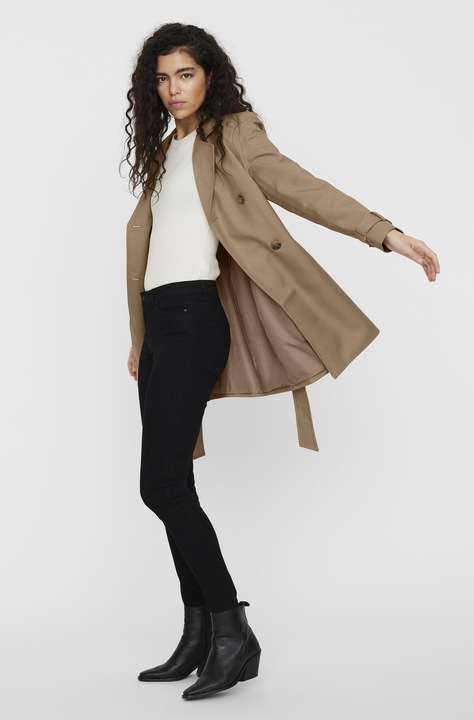 Immagine prodotto Vero Moda Cappotto con collo a bavero trench (M)