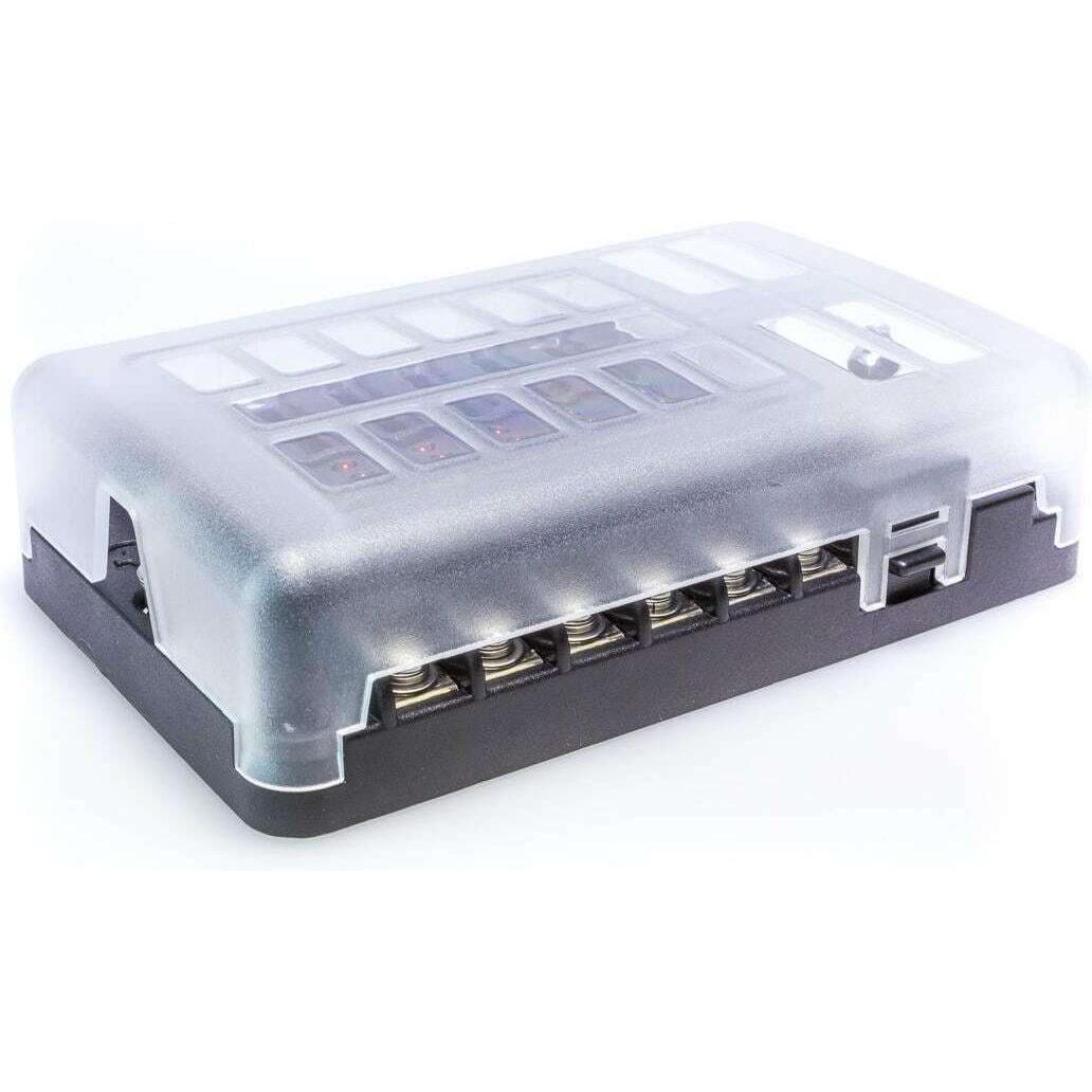 Swaytronic, Zubehör Solarenergie, Sicherungshalter-Verteiler-12-fach (Solaranlage Montagematerial)