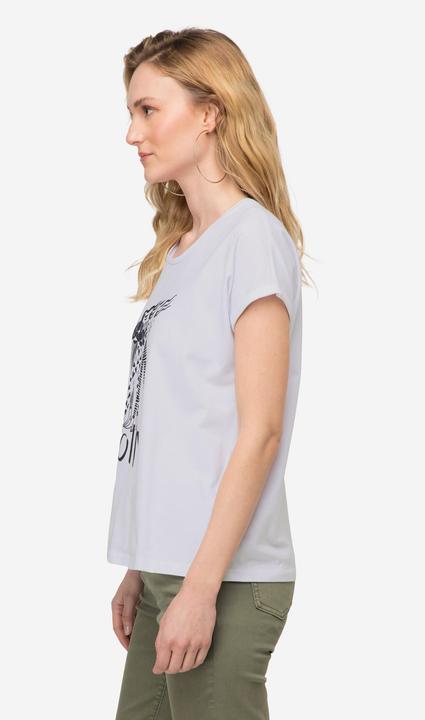 Image du produit Laurasøn T-Shirt, oversized, Frauen Motiv, Rundhals (M)