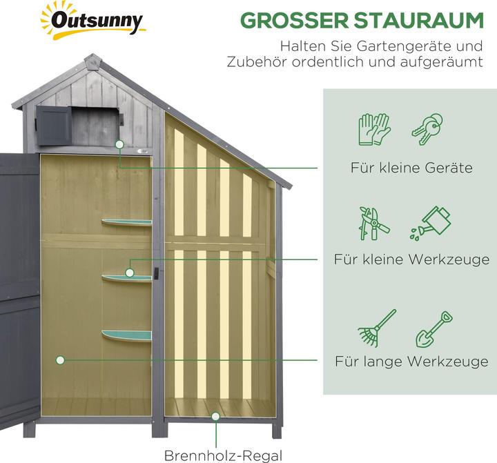 Immagine prodotto Outsunny Capanno degli attrezzi