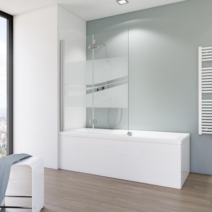 Actual product image Schulte Bath screen 2 panels