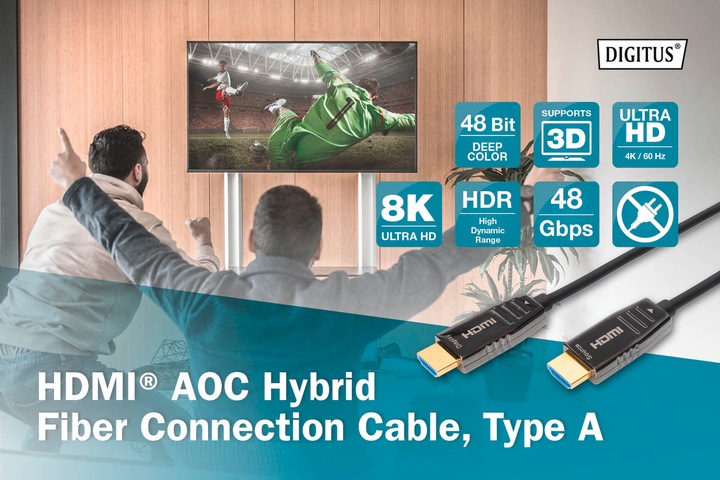 Actual product image Digitus HDMI — HDMI (10 m, HDMI)